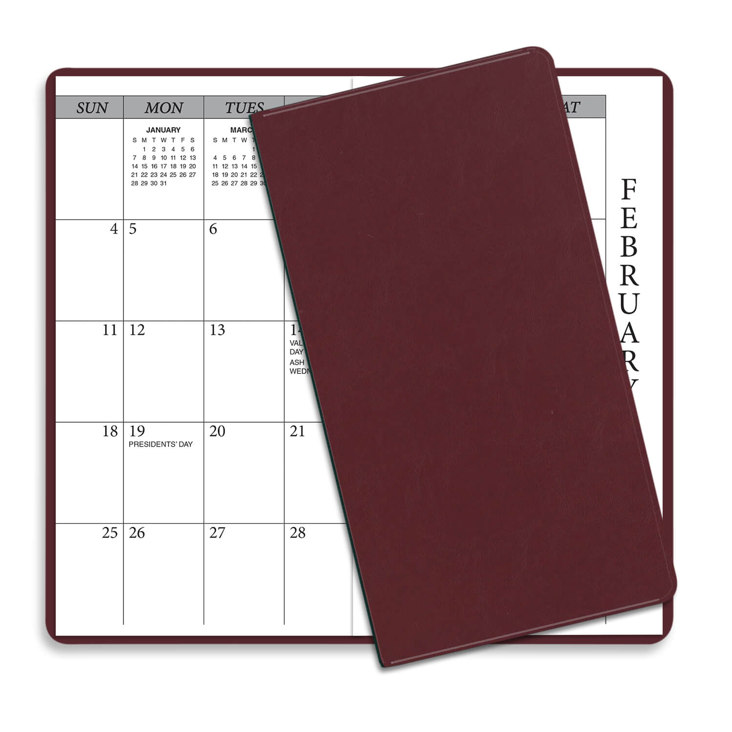 Burgundy Red Blank